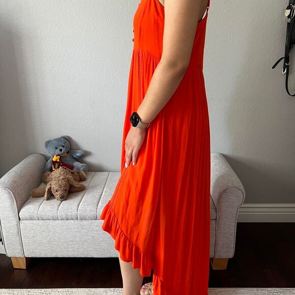 Bb-Dakota Steve Madden Women's Orange and Red Dress Size M - Picture 3 of 8